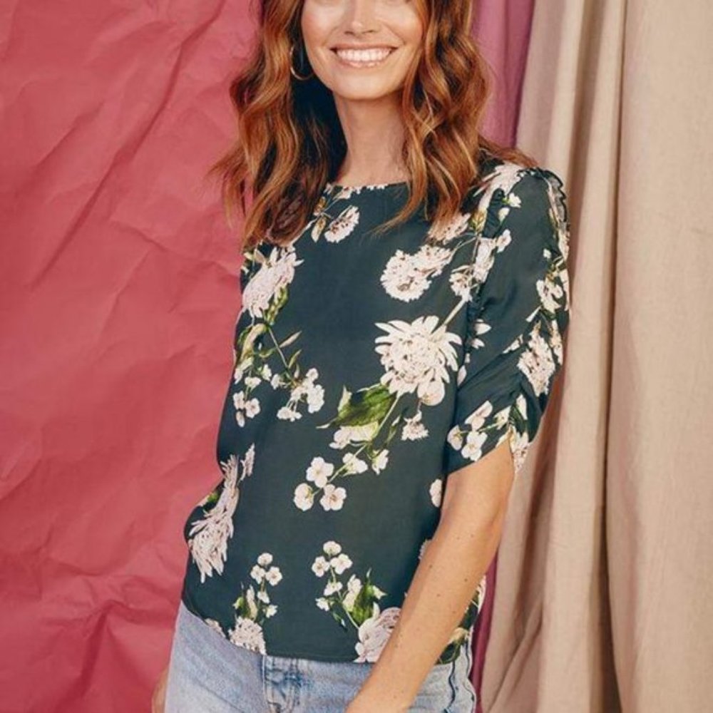 Dolan Jodie Floral Blouse